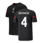 2021-2022 AC Milan Pre-Match Jersey (Black) (BENNACER 4)