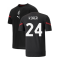 2021-2022 AC Milan Pre-Match Jersey (Black) (KJAER 24)