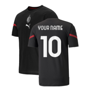2021-2022 AC Milan Pre-Match Jersey (Black)