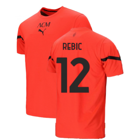 2021-2022 AC Milan Pre-Match Jersey (Red) (REBIC 12)