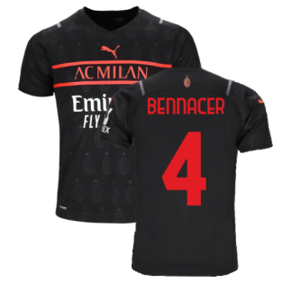 2021-2022 AC Milan Third Shirt (BENNACER 4)