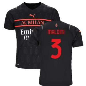 2021-2022 AC Milan Third Shirt (Kids) (MALDINI 3)