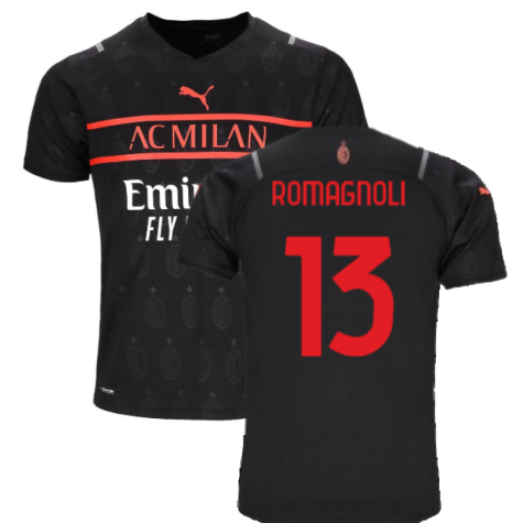 2021-2022 AC Milan Third Shirt (Kids) (ROMAGNOLI 13)