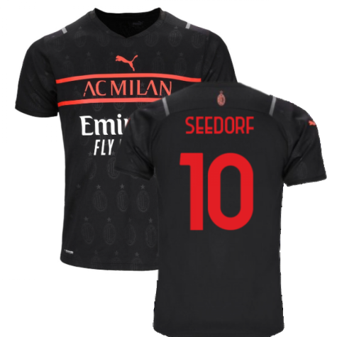 2021-2022 AC Milan Third Shirt (Kids) (SEEDORF 10)