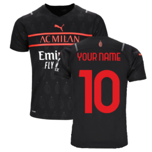 2021-2022 AC Milan Third Shirt (Your Name)