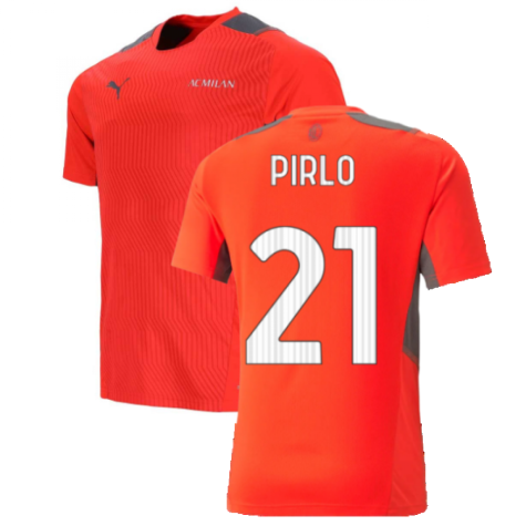 2021-2022 AC Milan Training Jersey (Red) (PIRLO 21)