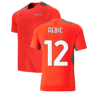2021-2022 AC Milan Training Jersey (Red) (REBIC 12)