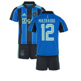 2021-2022 Ajax Away Mini Kit (MAZRAOUI 12)
