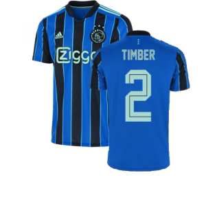 2021-2022 Ajax Away Shirt (Kids) (TIMBER 2)