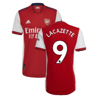 2021-2022 Arsenal Authentic Home Shirt (LACAZETTE 9)
