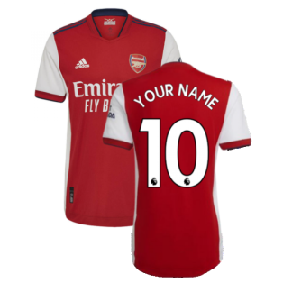 2021-2022 Arsenal Authentic Home Shirt (Your Name)