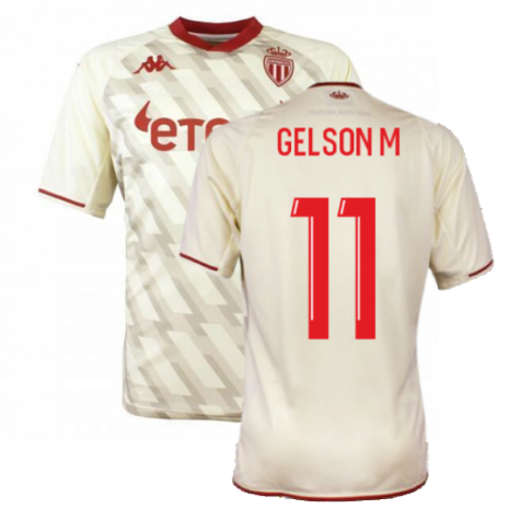 2021-2022 AS Monaco Third Shirt (GELSON M 11)