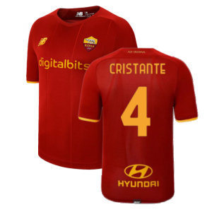 2021-2022 AS Roma Home Shirt (CRISTANTE 4)
