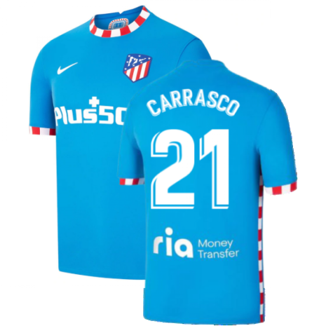 2021-2022 Atletico Madrid 3rd Shirt (CARRASCO 21)
