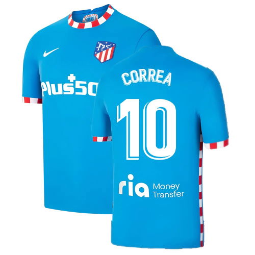2021-2022 Atletico Madrid 3rd Shirt (CORREA 10) 2021-2022 Atletico Madrid 3rd Shirt (CORREA 10)
