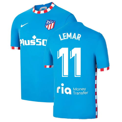 2021-2022 Atletico Madrid 3rd Shirt (LEMAR 11) 2021-2022 Atletico Madrid 3rd Shirt (LEMAR 11)