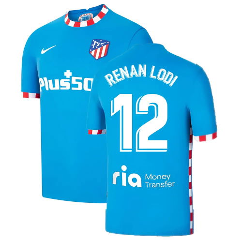 2021-2022 Atletico Madrid 3rd Shirt (RENAN LODI 12) 2021-2022 Atletico Madrid 3rd Shirt (RENAN LODI 12)