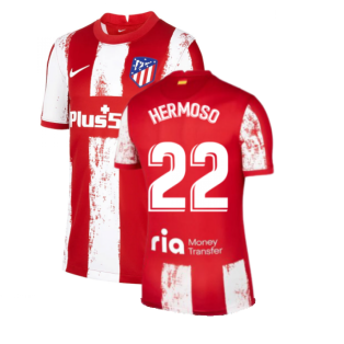 2021-2022 Atletico Madrid Home Shirt (Kids) (HERMOSO 22)