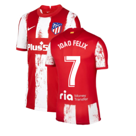 2021-2022 Atletico Madrid Home Shirt (Kids) (JOAO FELIX 7)