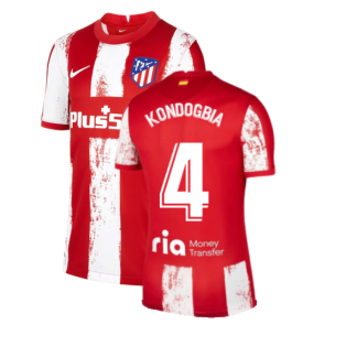 2021-2022 Atletico Madrid Home Shirt (Kids) (KONDOGBIA 4)