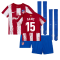 2021-2022 Atletico Madrid Little Boys Home Shirt (SAVIC 15)
