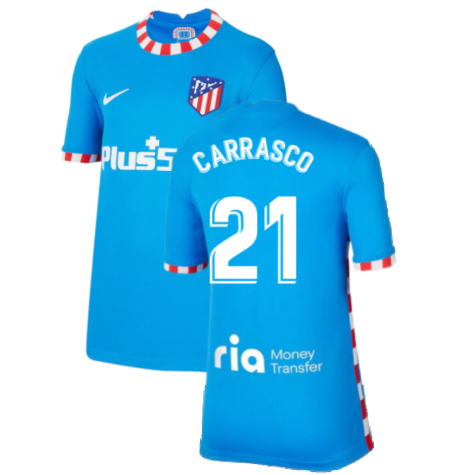 2021-2022 Atletico Madrid Third Shirt (Kids) (CARRASCO 21)