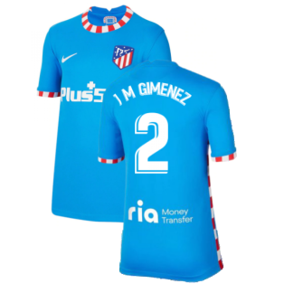 2021-2022 Atletico Madrid Third Shirt (Kids) (J M GIMENEZ 2)