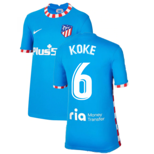 2021-2022 Atletico Madrid Third Shirt (Kids) (KOKE 6)