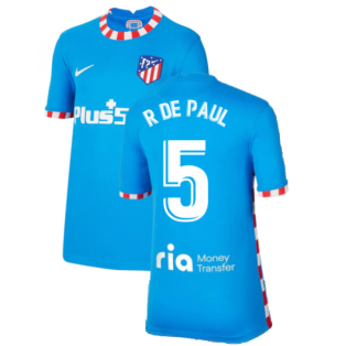 2021-2022 Atletico Madrid Third Shirt (Kids) (R DE PAUL 5)
