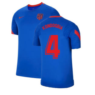 2021-2022 Atletico Madrid Training Shirt (Blue) (KONDOGBIA 4)