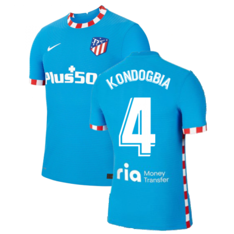 2021-2022 Atletico Madrid Vapor 3rd Shirt (KONDOGBIA 4)