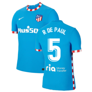 2021-2022 Atletico Madrid Vapor 3rd Shirt (R DE PAUL 5)
