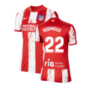 2021-2022 Atletico Madrid Womens Home Shirt (HERMOSO 22)