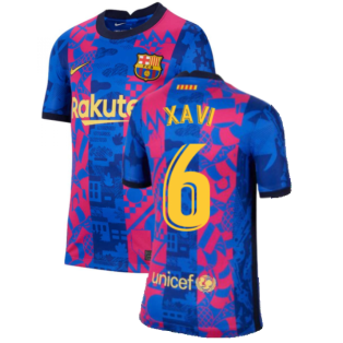 2021-2022 Barcelona 3rd Shirt (Kids) (XAVI 6)