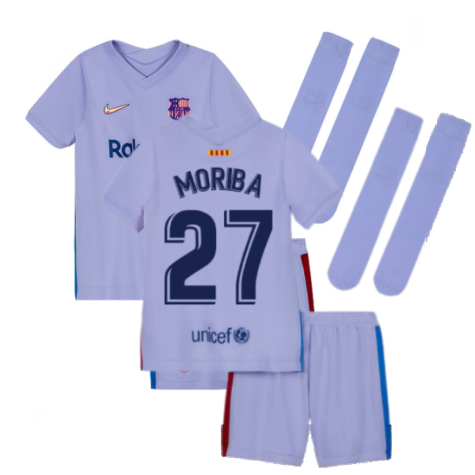 2021-2022 Barcelona Away Mini Kit (Kids) (MORIBA 27)