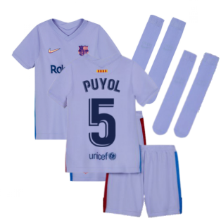 2021-2022 Barcelona Away Mini Kit (Kids) (PUYOL 5)