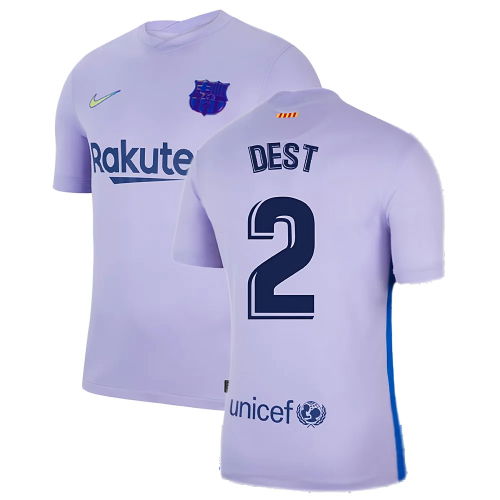 2021-2022 Barcelona Away Shirt (DEST 2) 2021-2022 Barcelona Away Shirt (DEST 2)