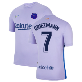 2021-2022 Barcelona Away Shirt (GRIEZMANN 7)