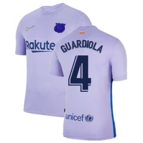 2021-2022 Barcelona Away Shirt (GUARDIOLA 4)
