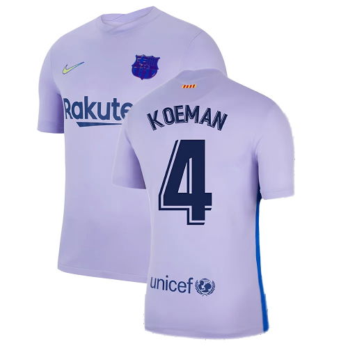 2021-2022 Barcelona Away Shirt (Kids) (KOEMAN 4) 2021-2022 Barcelona Away Shirt (Kids) (KOEMAN 4)
