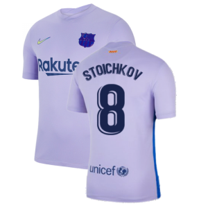 2021-2022 Barcelona Away Shirt (Kids) (STOICHKOV 8)