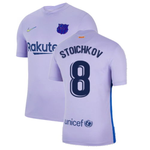 2021-2022 Barcelona Away Shirt (Kids) (STOICHKOV 8) 2021-2022 Barcelona Away Shirt (Kids) (STOICHKOV 8)