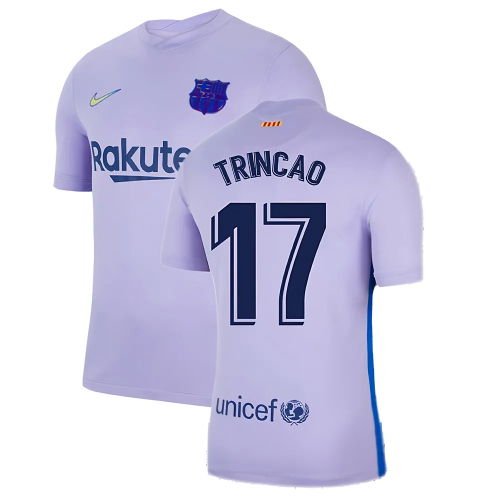 2021-2022 Barcelona Away Shirt (Kids) (TRINCAO 17) 2021-2022 Barcelona Away Shirt (Kids) (TRINCAO 17)