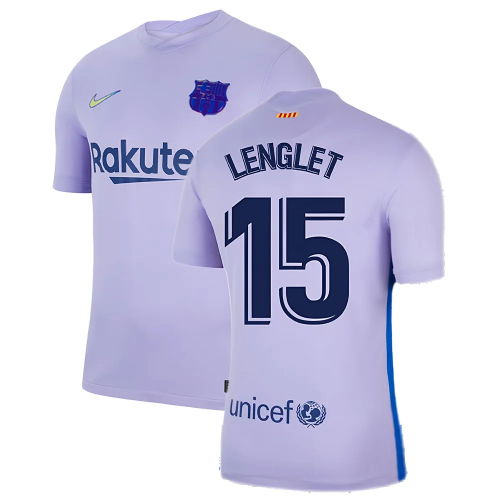 2021-2022 Barcelona Away Shirt (LENGLET 15) 2021-2022 Barcelona Away Shirt (LENGLET 15)