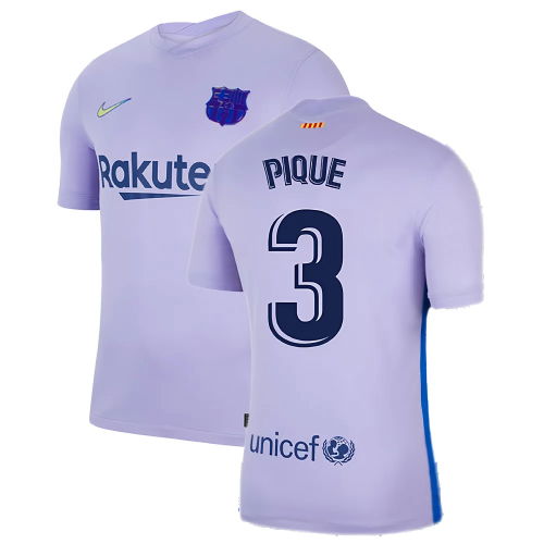 2021-2022 Barcelona Away Shirt (PIQUE 3) 2021-2022 Barcelona Away Shirt (PIQUE 3)