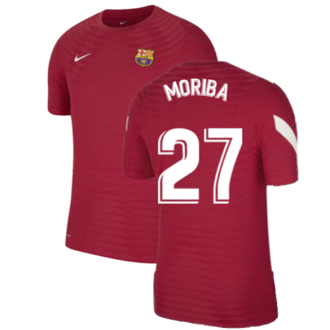 2021-2022 Barcelona Elite Training Shirt (Red) (MORIBA 27)