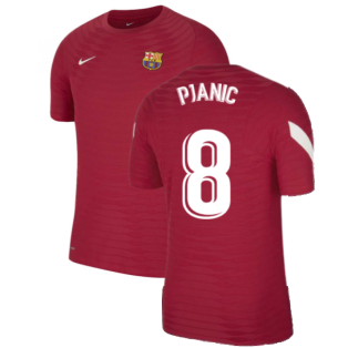 2021-2022 Barcelona Elite Training Shirt (Red) (PJANIC 8)