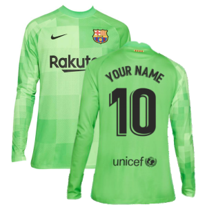 2021-2022 Barcelona Goalkeeper Shirt (Green)