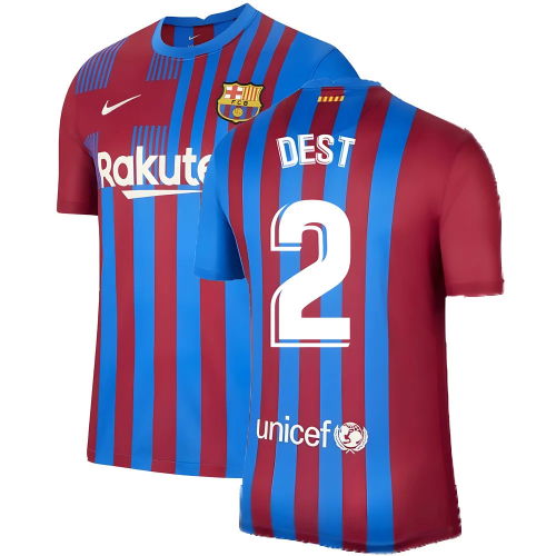 2021-2022 Barcelona Home Shirt (DEST 2)