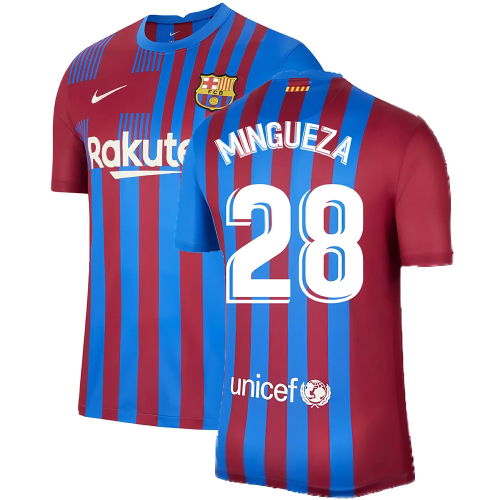 2021-2022 Barcelona Home Shirt (MINGUEZA 28) 2021-2022 Barcelona Home Shirt (MINGUEZA 28)
